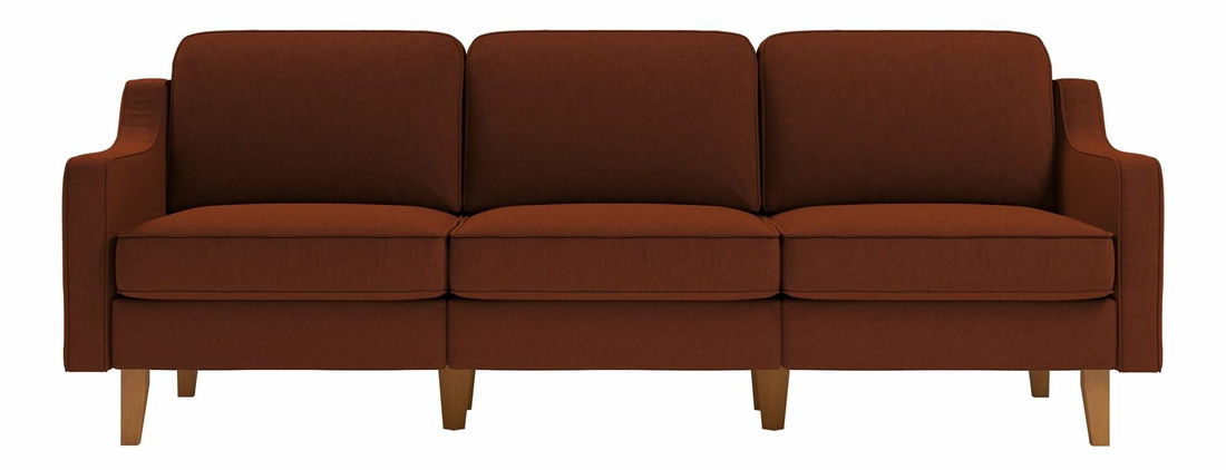 Pohovka trojsedačka Robia E (béžová + ořech)