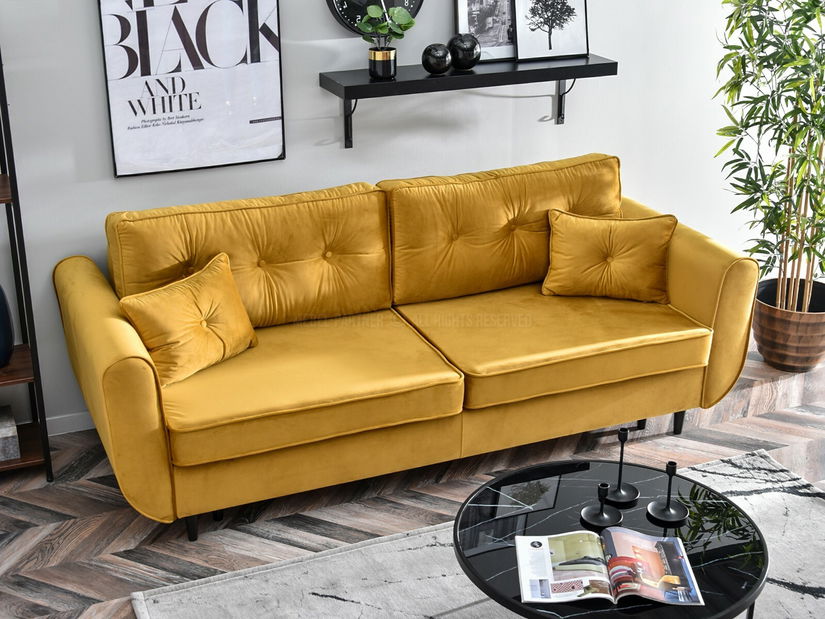 Pohovka dvousedačka Bacteria (černá)