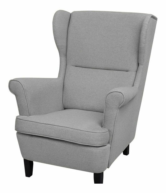 Křeslo ušák Absecon (šedá)