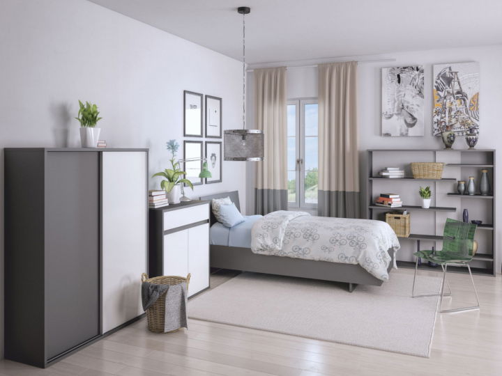 Jednolůžková postel 90 cm MARS M12