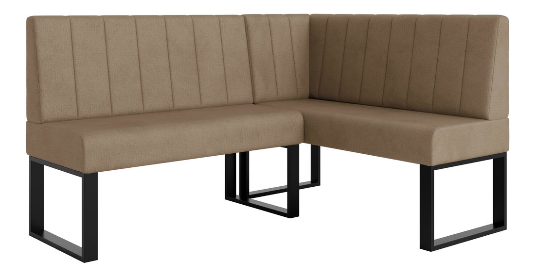 Rohová lavice Mondeo 140x200 (tmavě béžová) (P)