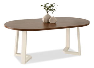 Jídelní stůl Aceptar (krémová)