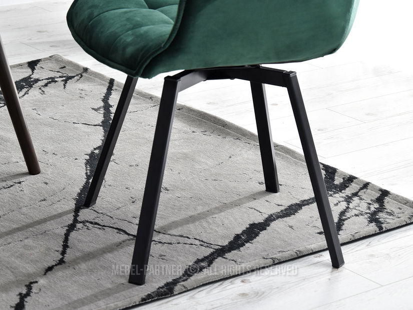 Židle Aranbura (zelená + zlatá)