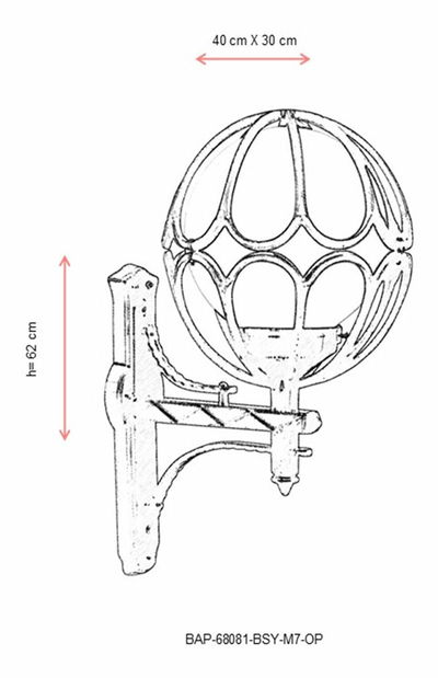 Venkovní nástěnné svítidlo Avie (černá + bílá)