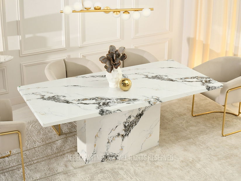 Jídelní stůl Fueron (mramor)