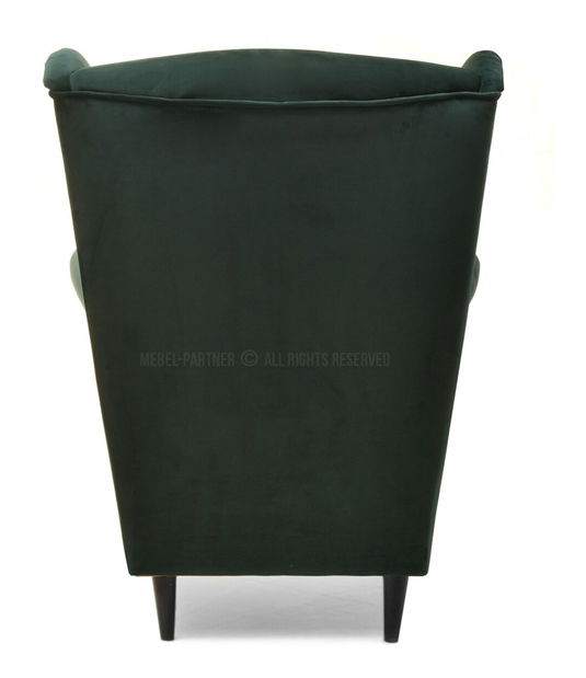 Křeslo ušák Margis (zelená)