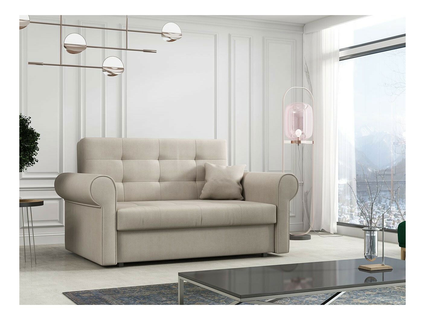 Rozkládací pohovka Carivia Silver II (Mono 232) (s úl. prostorem)