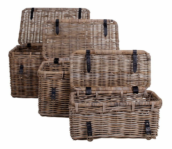 Set 3 ks košíků Dlavoria (šedá)