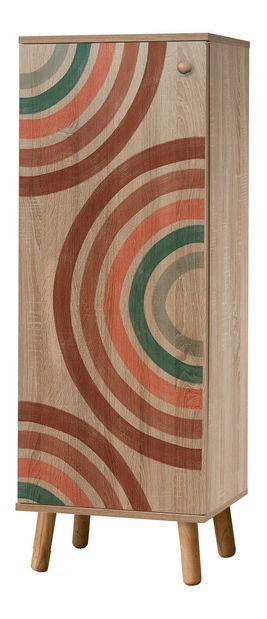 Botník (skříňka na boty) Beside 16 (dub sonoma)