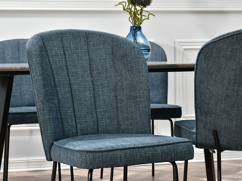 Jídelní židle Obrar (šedá + černá)