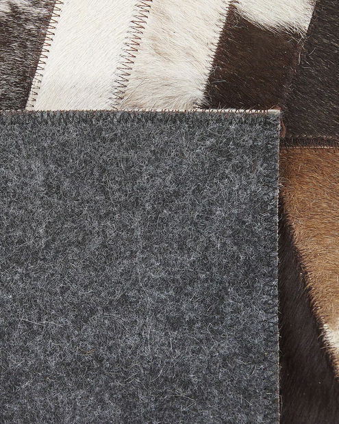 Koberec 140x200 cm ALYA (hnědá + krémová)