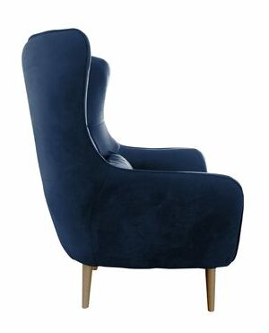 Křeslo ušák Flerance (tmavě šedá)