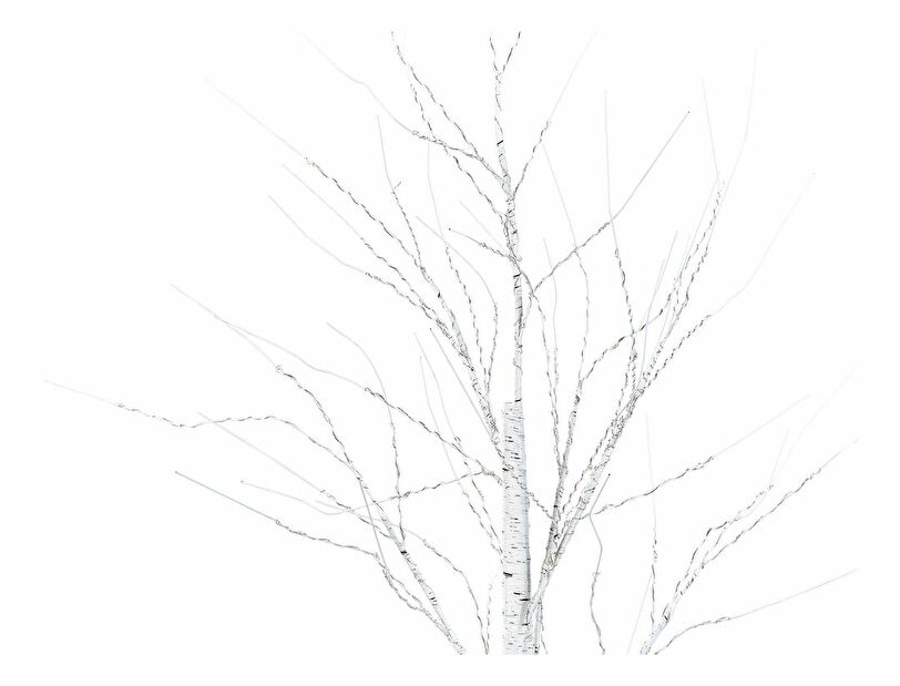 Vnější dekorace stromek 160 cm Lapza (bílá)