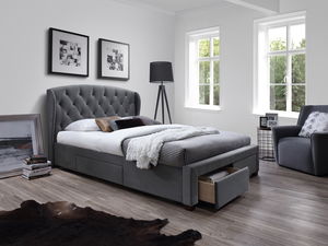 Manželská postel 160 cm Saron (s roštem)