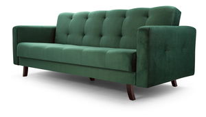 Pohovka trojsedačka Lisabona (tmavě zelená)