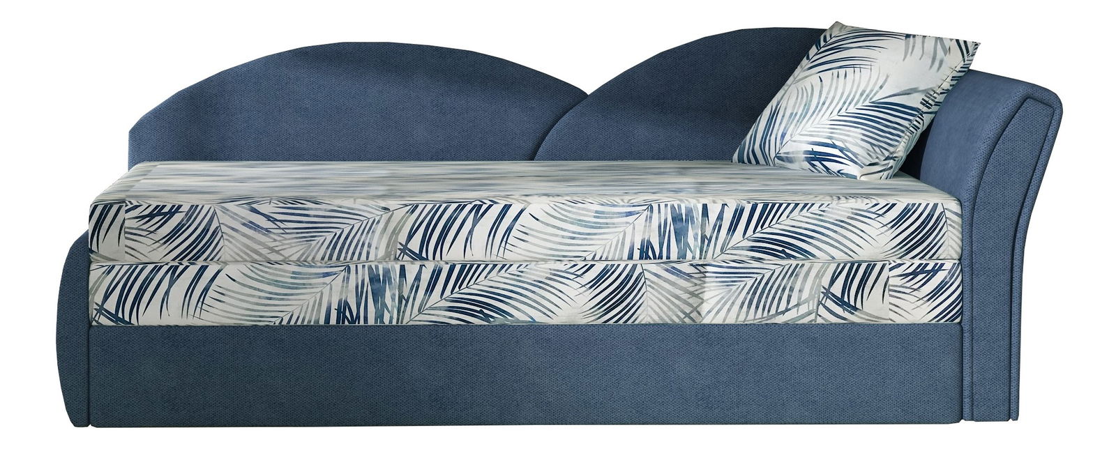 Lenoška Agira 05 (modrá + listy palmy)