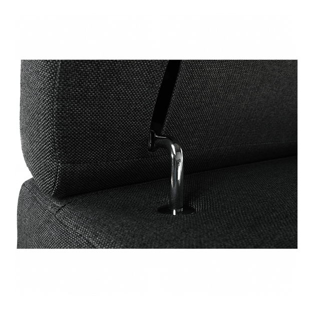 Rohová sedací souprava Akron bílá + tmavošedá (P)