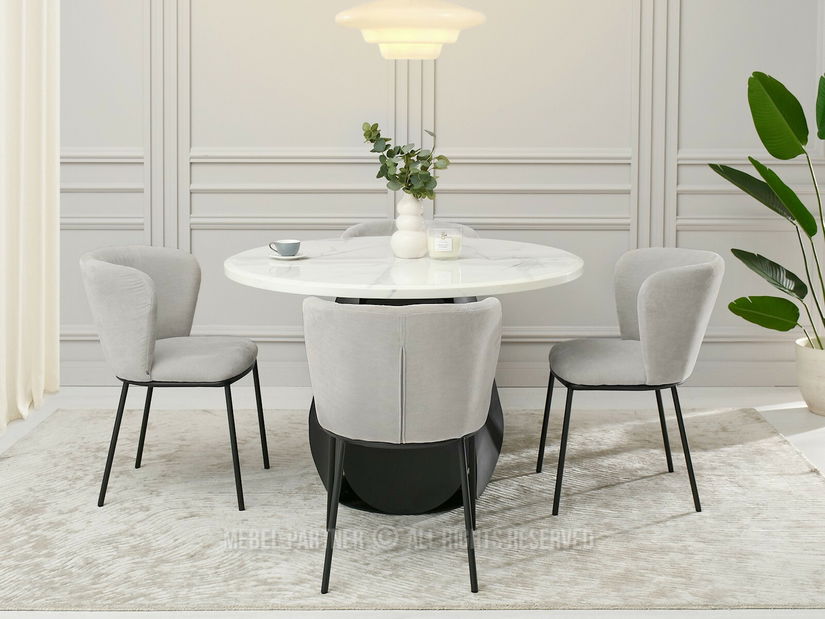 Jídelní židle Koalas (šedá + černá)