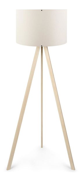 Stojanová lampa Comporollo 1 (krémová + dub)