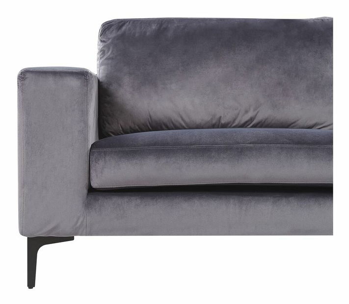 Pohovka VEDISO (polyester) (tmavě šedá)