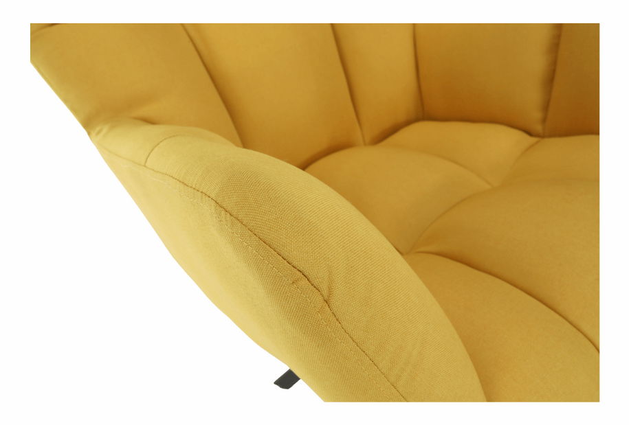 Dizajnové Otočné křeslo Komand (žlutá)