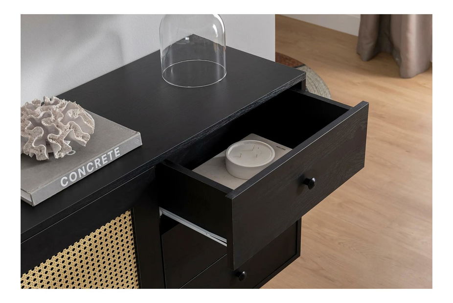 Komoda Vovula 5 (černá)