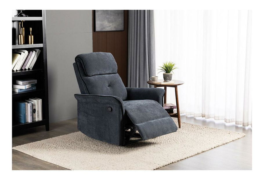 Polohovací křeslo Trato (šedá)