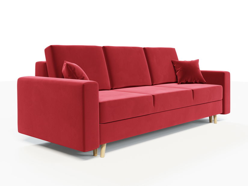 Rozkládací pohovka Kineton (červená)