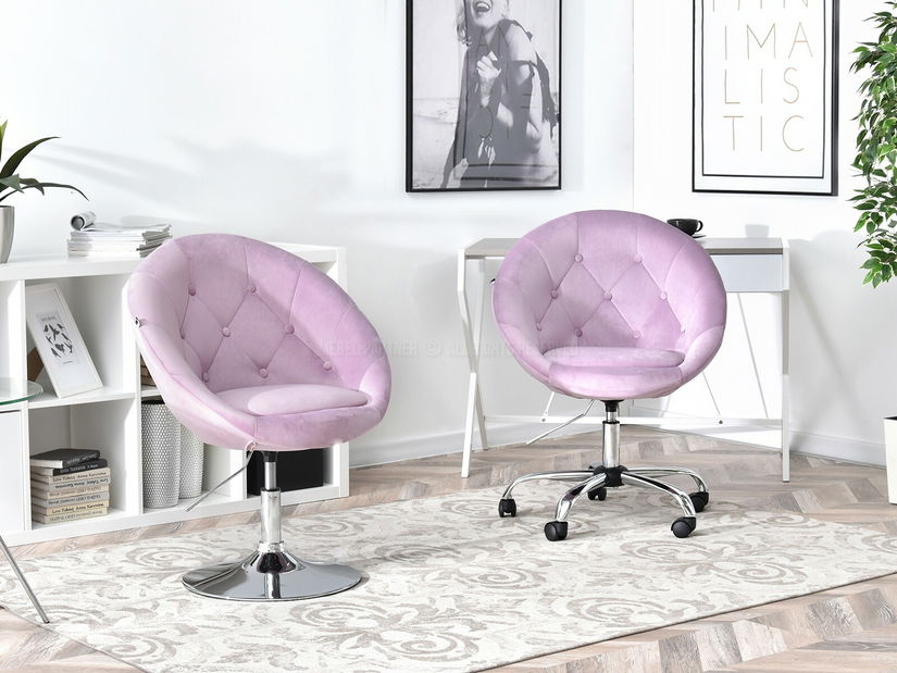 Křeslo Lush 3 (šeřík + černá)