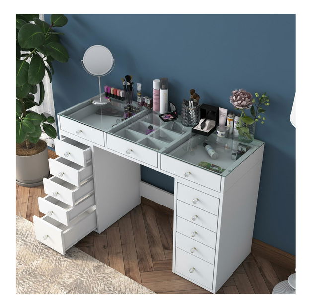 Toaletní stolek Blake 105 (bílá)