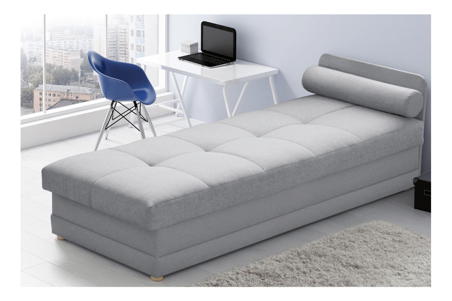 Jednolůžková postel (válenda) 80 cm Rinok (šedá) (s úl. prostorem)