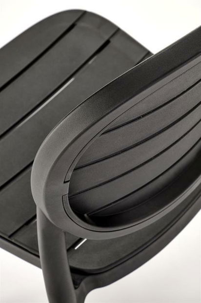 Zahradní židle Karter (černá)