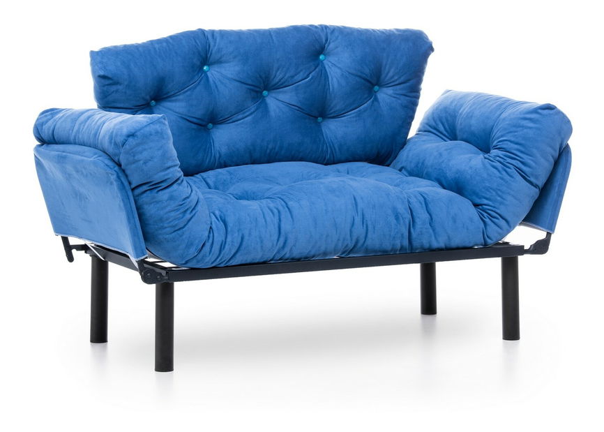 Rozkládací křeslo Nitty (modrá)