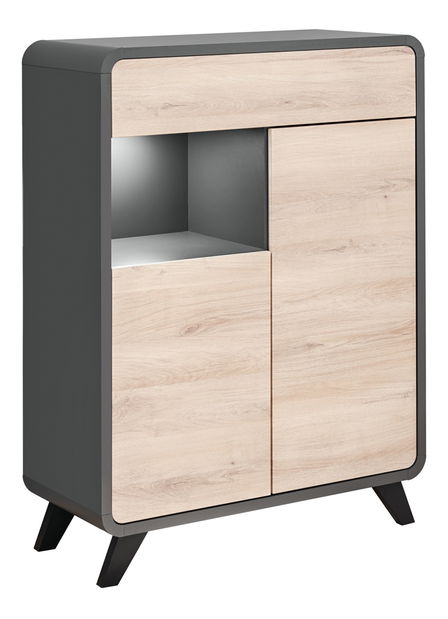 Skříňka Raydon 20 ANRV RD WSN (antracit + dub kronberg)