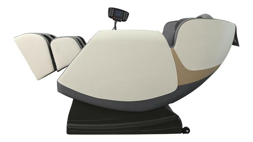 Křeslo Solar (krémová + šedá)