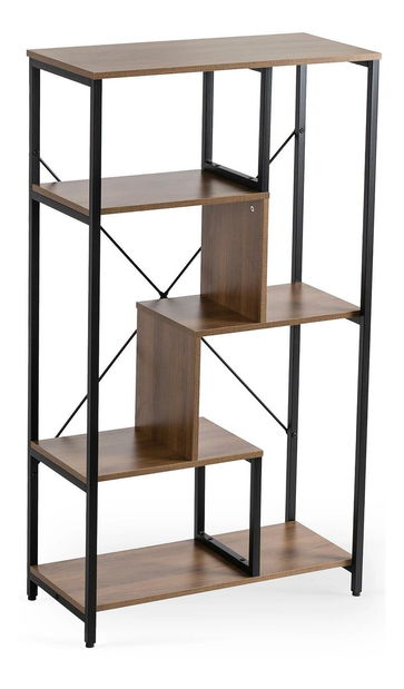 Regál Teshona (ořech + černá)