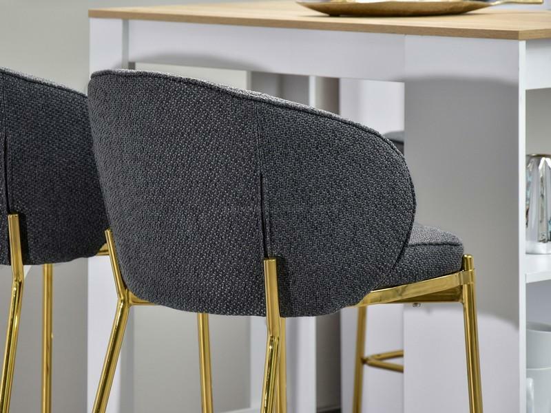 Židle Farah (grafit + černá)