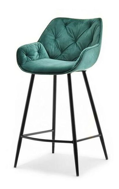 Židle Lars (zelená + černá) *výprodej