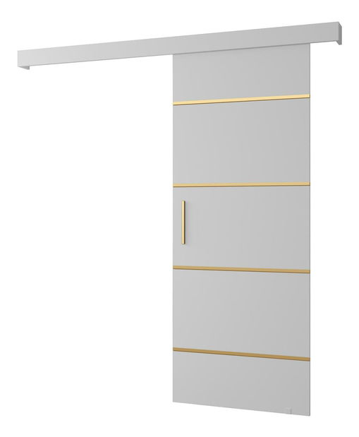 Posuvné dveře 70 cm Slavdro 4 (bílý mat)