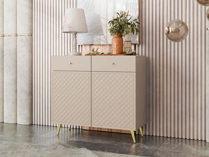 Komoda Baranto 2D2SZ (písková béžová) *výprodej