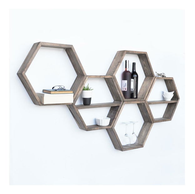 Set 4ks. polic Lunole 3 (ořech)