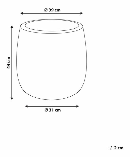 Květináč Livid 2 (bílá)