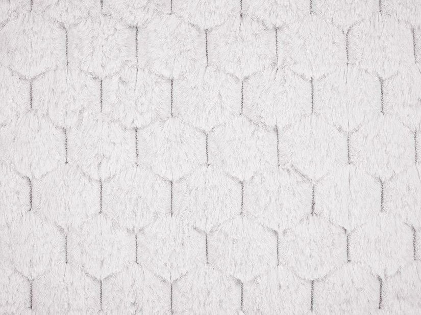 Sada 2 ozdobných polštářů 43 x 43 cm Pur (bílá)