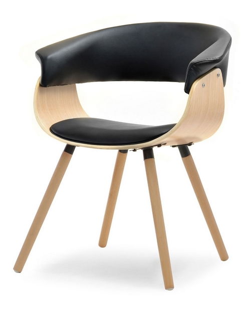 Židle Enzo K (dub černý + dub)