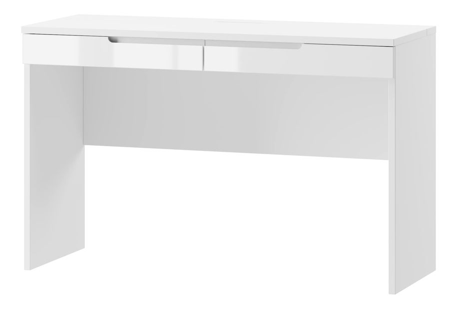 Toaletní stolek Sallosa 31 (bílá + lesk bílý)
