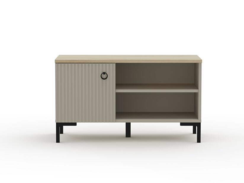 Botník (skříňka na boty) Demandaron (taupe + dub silverjack)