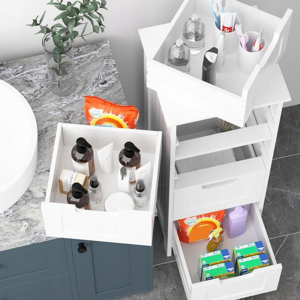 Koupelnová skříňka Lanark (bílá)