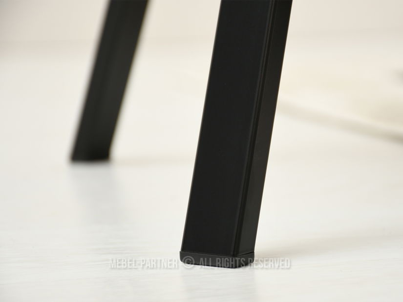 Židle Aranbura (černá + chromová)