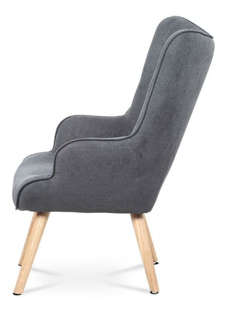 Křeslo s podnoží Avanzabamos (šedá)