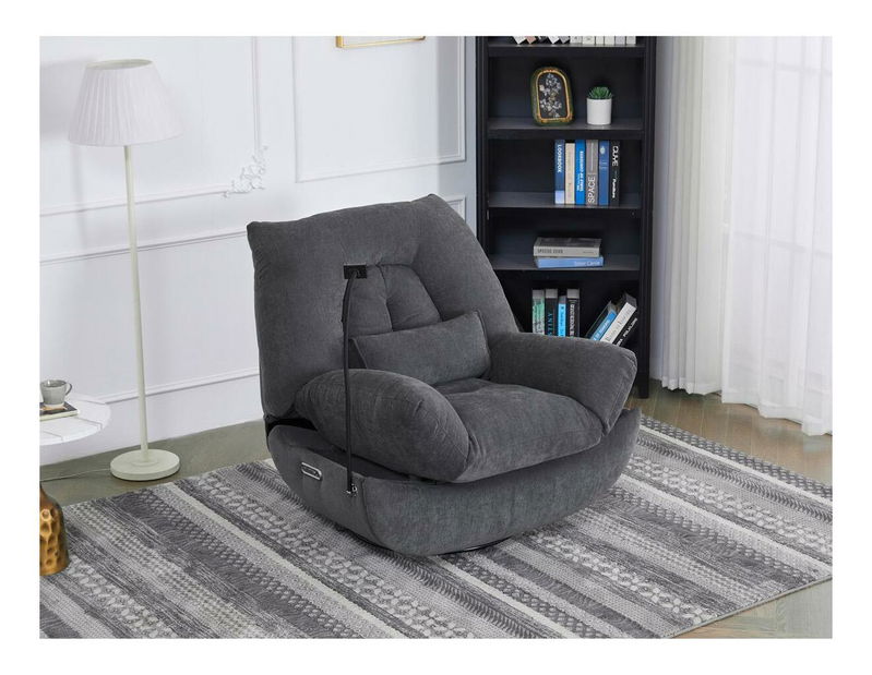 Polohovací křeslo Teniente (šedá)